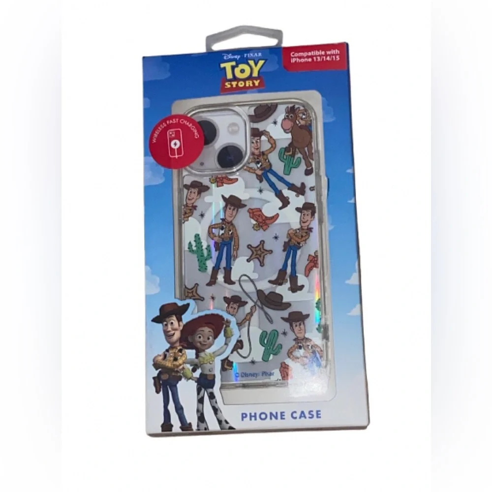 Disney Pixar TOY STORY Woody and Jessie iPhone 13/14/15 Protective Clear Case